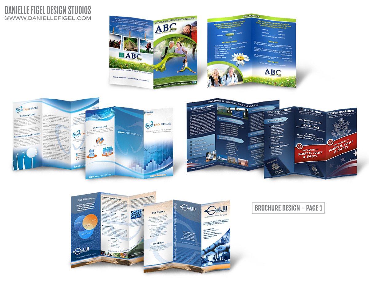 brochure design ideas, brochure design, trifold brochure design ideas, brochure art, brochure designer, custom brochure design, tri-fold brochure design, digital brochure design, health brochure design, hospital brochure design, US brochure design, company brochure design ideas, Danielle Figel Design Studios
